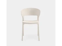 Packs 4 sillas Beige 48 x 76 cm