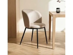 Packs 2 sillas Beige 51 x 80 cm