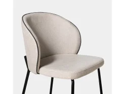 Packs 4 sillas Beige 49 x 80 cm