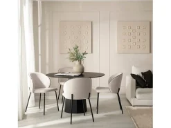 Packs 4 sillas Beige 49 x 80 cm