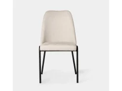 Packs 2 sillas Beige 50 x 88 cm