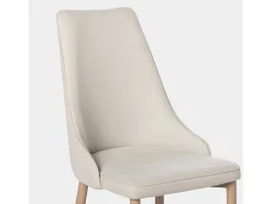 Packs 4 sillas Beige 45 x 95 cm