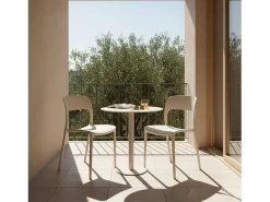 Packs 4 sillas Beige 46 x 83 cm