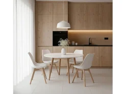 Packs 4 sillas Blanco 48 x 82 cm