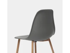 Packs 6 sillas Gris 45 x 80 cm