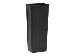 Papelera con pedal antihuellas de 30 l acero inoxidable plateado color plata 02_0043857