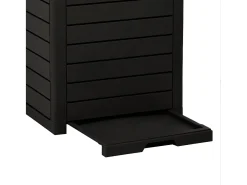 Papelera exterior 41 x 41 x 86 cm polipropileno negro 02_0006069