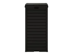 Papelera exterior 41 x 41 x 86 cm polipropileno negro 02_0006069