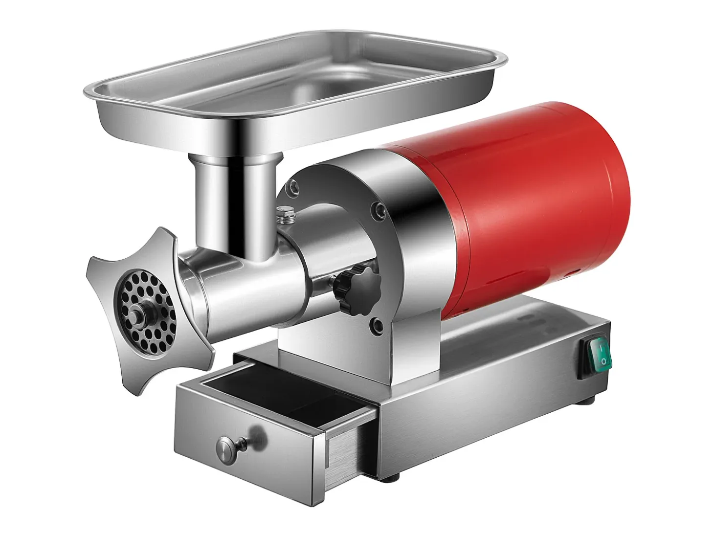 Picadora de Carne SucceBuy Eléctrica 5kg/min Picadora Eléctrica 1100 W, Excelente para Cocina Doméstica y Pequeños Comercios Alimentarios