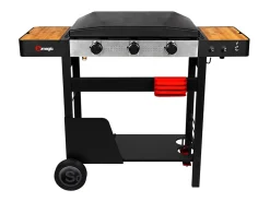 Plancha de asar a gas SAN SEBASTIAN 3 quemadores 6,45kW - SOMAGIC