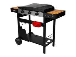 Plancha de asar a gas SAN SEBASTIAN 3 quemadores 6,45kW - SOMAGIC