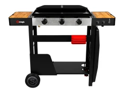 Plancha de asar a gas SAN SEBASTIAN 3 quemadores 6,45kW - SOMAGIC
