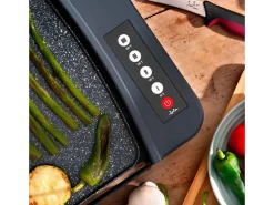 Plancha de asar Jata JEGR2851 2600W 4 temperaturas negro 28x46 cm