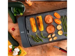 Plancha de asar Jata JEGR2851 2600W 4 temperaturas negro 28x46 cm