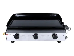 Plancha de gas de 3 fuegos ANETO