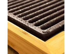Plancha eléctrica Cecotec Tasty&Grill 2000 Bamboo LineStone 2000W madera/gris