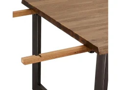 Plato adicional Maro 1 ud. 50x100 cm madera de acacia marrón.
