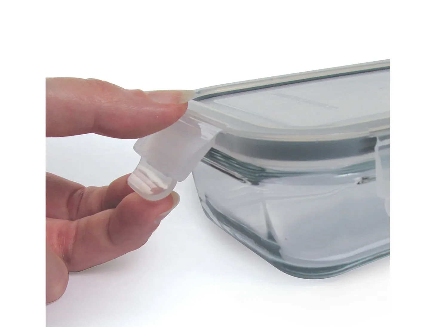 Platos de cristal para hornear con tapas herméticas (Juego de 3)
