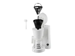 PLISSÉ, Cafetera de Goteo Blanca, Alessi