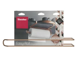 Portarrollos de Cocina EASY ROLL Serie COPPER Metaltex Cobre 35x18x10 cm