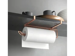 Portarrollos de Cocina EASY ROLL Serie COPPER Metaltex Cobre 35x18x10 cm