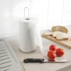 Portarrollos de cocina ROLLY en metaltext Ø14x32 cm blanco