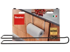 Portarrollos Serie GALILEO LAVA Metaltex Touch-Therm® Negro