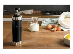 Prensa de Galletas Negra de Aluminio Anodizado Alimentario con 20 Formas Diferentes