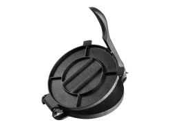 Prensa de Masa SucceBuy 20 cm, Máquina de Masa para Chapati y Roti en Fundición Robusta, para las Tortillas de Harina, Tawa, Plata