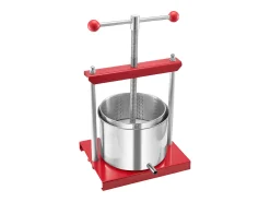 Prensa Manual para Frutas SucceBuy, 6 L, Acero Inoxidable, Cocina, para la Elaboración de Vino