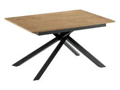 Pulse - Mesa extensible (140/190 x 90 cm) en melamina negra