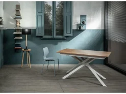 Pulse - Mesa extensible (140/190 x 90 cm) en melamina blanca