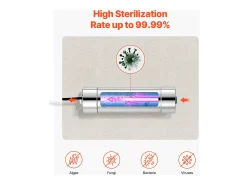 Purificador de Agua UV SucceBuy, Filtración Ultravioleta, Caudal de 3,785 l/min