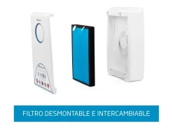 Purificador de aire Orbegozo PU 1000 45W 188 m³/h control táctil blanco