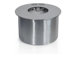 Quemador redondo para chimenea de bioetanol, acero inoxidable, 2 litros, diámetro 20 cm.
