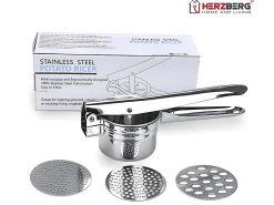 Rallador de patatas de acero inoxidable Herzberg - Rápido y fácil de usar