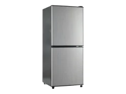 Refrigerador de 106 litros con 7 configuraciones de temperatura e iluminación LED - Plateado