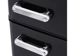 Refrigerador de doble puerta con ajustes y ruedas - 72L - 120kWh/año - Nivel de ruido bajo de 39 dB - 45x46x91cm