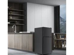 Refrigerador 22L+38L con LED, pies ajustables, 172 kWh/año, -27 ° C a 13 ° C, 7 nivel de temperatura, Energía E, 42x45.5x86.8 cm