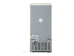 Refrigerador 22L+38L, doble puerta con LED y pies ajustables, clase E, -27°C-13°C, 102 kWh/año, Blanco, 42x45.5x88.8cm