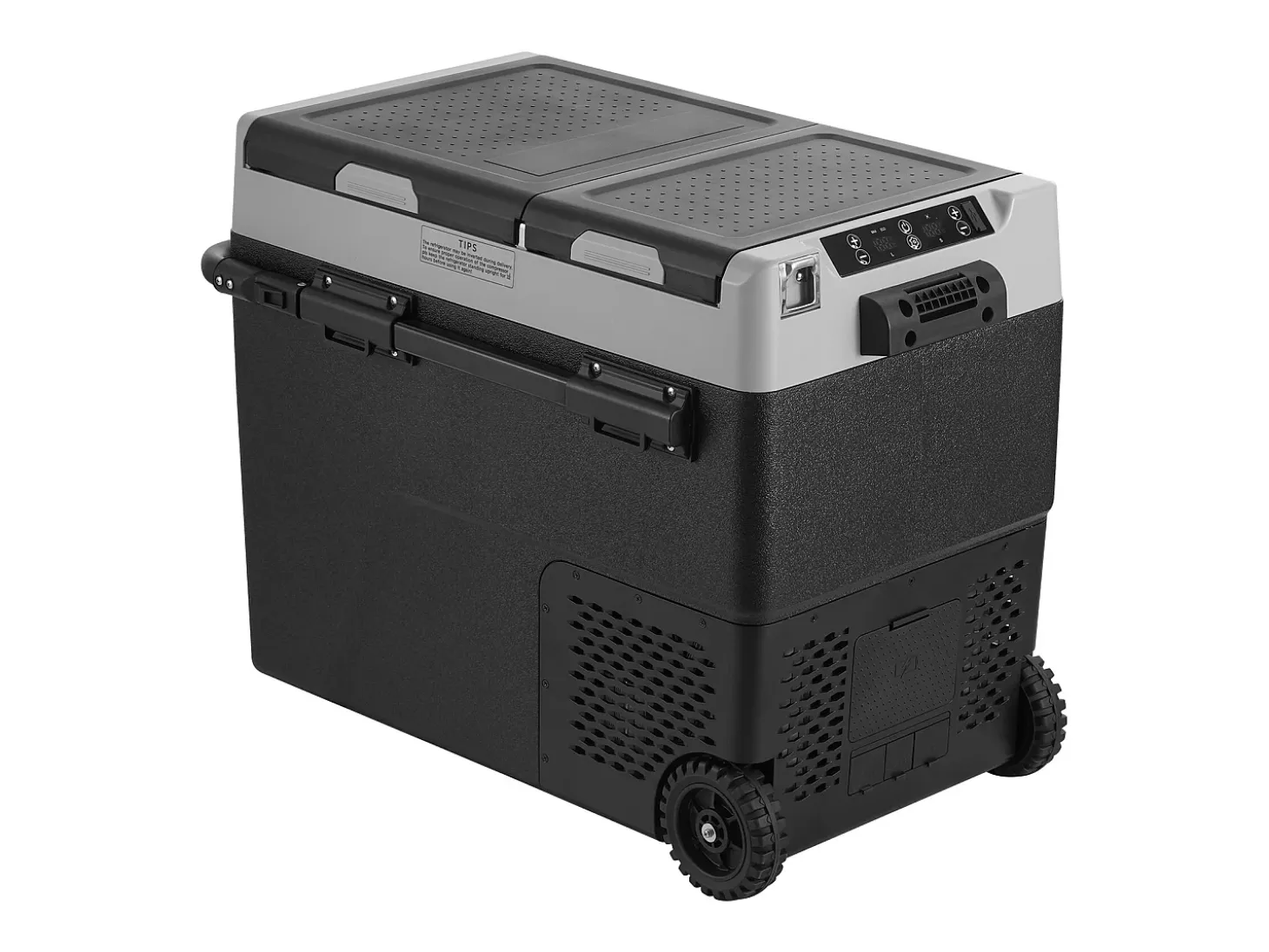 Refrigerador Portátil SucceBuy 58 L, Doble Zona, Refrigerador Congelador para Coche y Casa
