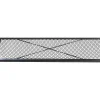 Rejilla de Cocción Rectangular SucceBuy de 112CM, Parrilla para Chimenea X-Marks, Acero Robusto