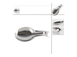 Reposacucharas Secret de Gourmet Acero Inoxidable (25,2 x 11,3 x 4,2 cm)
