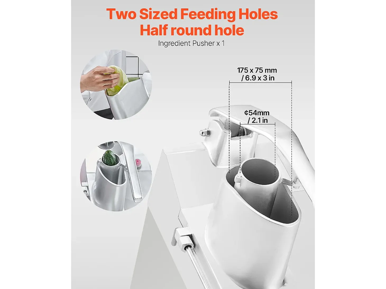 Robot de Cocina y Picadora de Verduras SucceBuy, 550 W, 6 Cuchillas