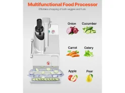 Robot de Cocina y Picadora de Verduras SucceBuy, 550 W, 6 Cuchillas