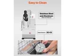 Robot de Cocina y Picadora de Verduras SucceBuy, 550 W, 6 Cuchillas