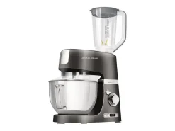 Robot de repostería Sencor STM 7878BK negro 1000W bol de acero inoxidable 4,5L 8 velocidades iluminación LED