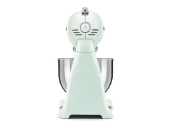 Robot de repostería Smeg 800W 4,8L Verde Pastel Años 50 con 10 velocidades y accesorios incluidos