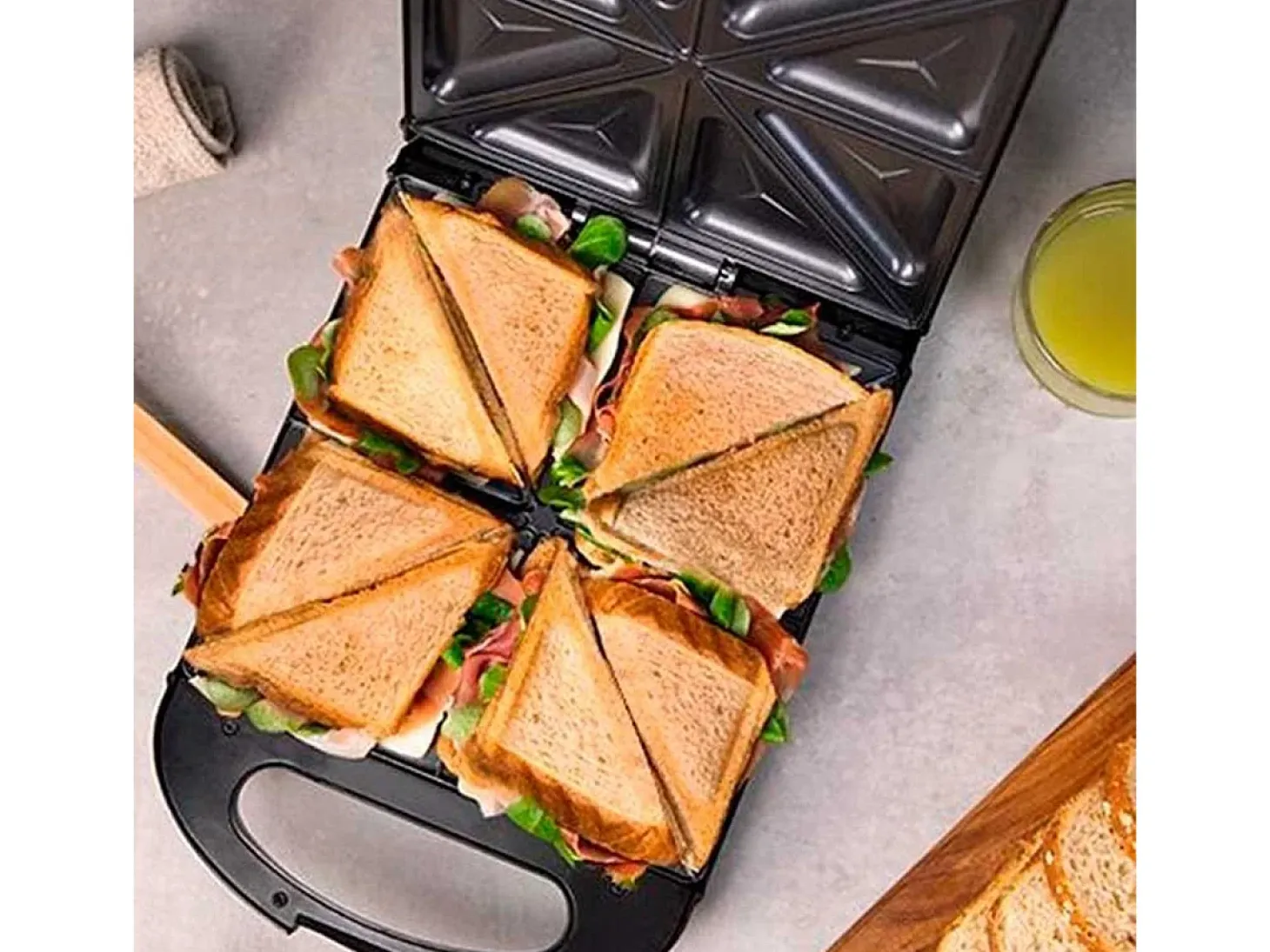 Sandwichera Cecotec Rock'nToast Family 1500W inox