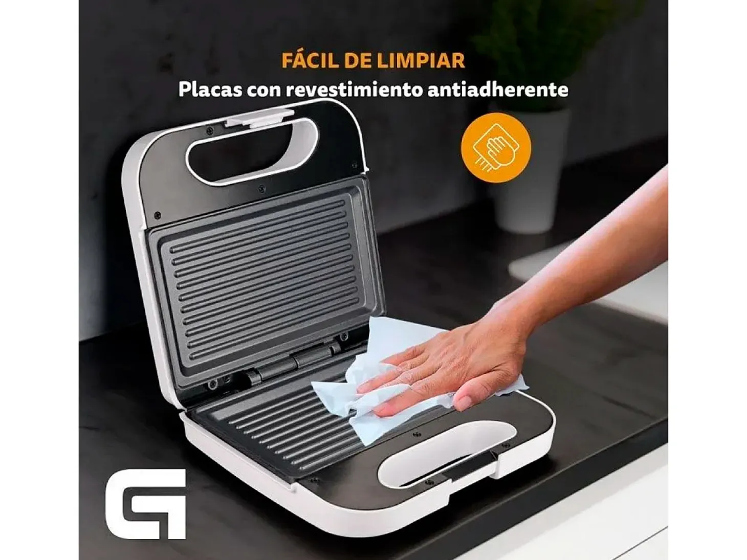 Sandwichera Grunkel SAN-GRILL NG 750W inox